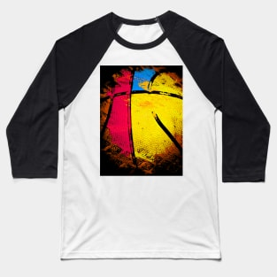 basketball art print swoosh vs 49-Takumipark basketball artwork Baseball T-Shirt